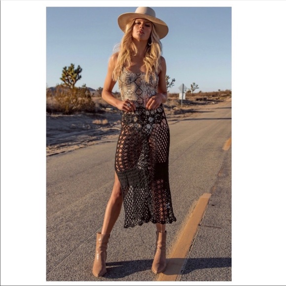 12th Tribe Other - NWT 12th Tribe crochet skirt